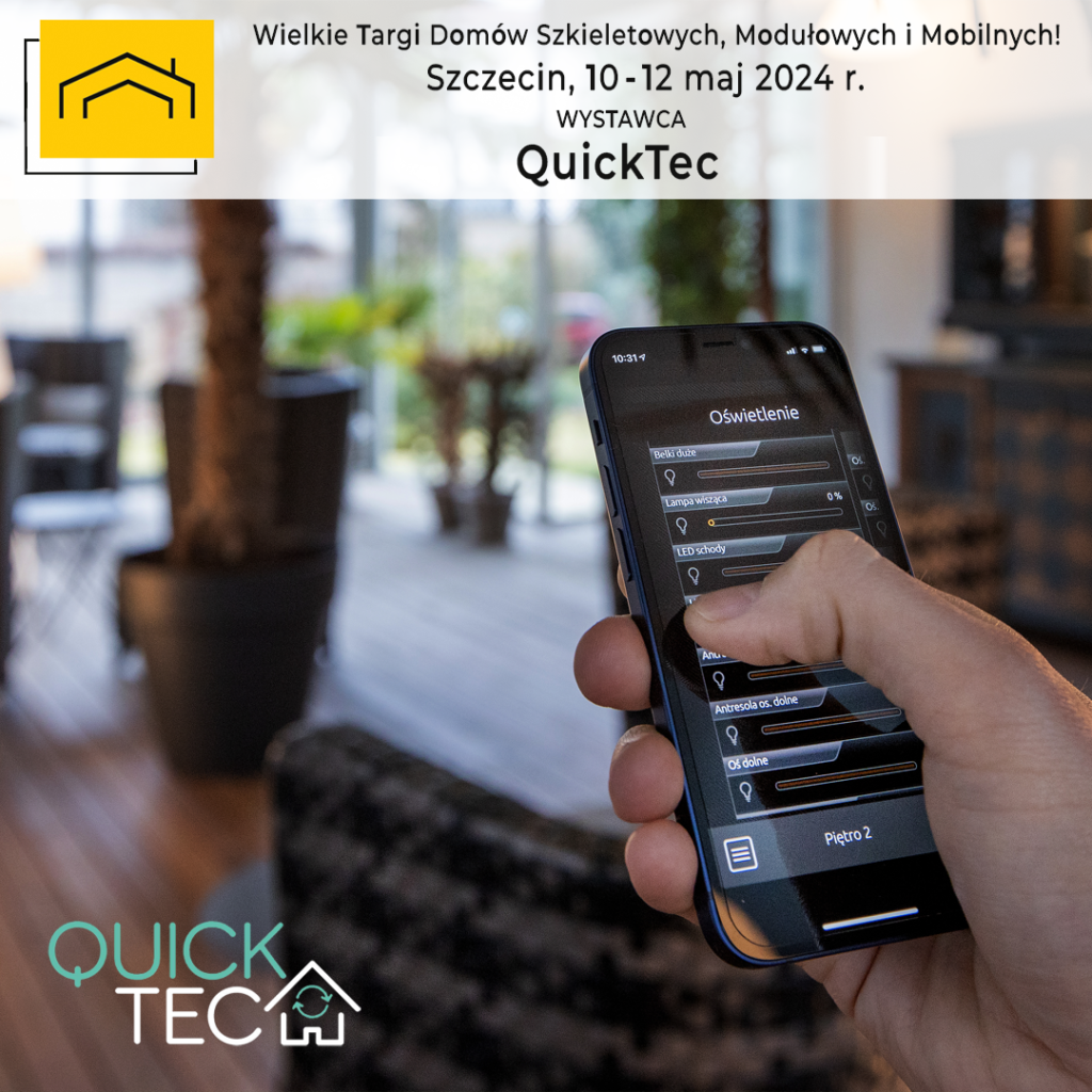 QuickTec Automatyka Budynkowa dla domów szkieletowych, modułowych i mobilnych!