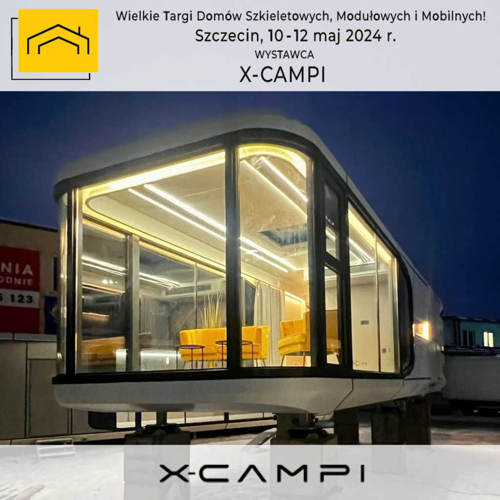 X-Campi - domy kapsułowe, kontenerowe i namioty glampingowe